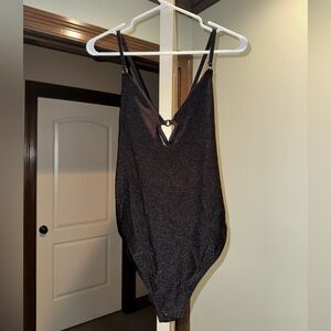 Aerie Black One-Piece Swimsuit